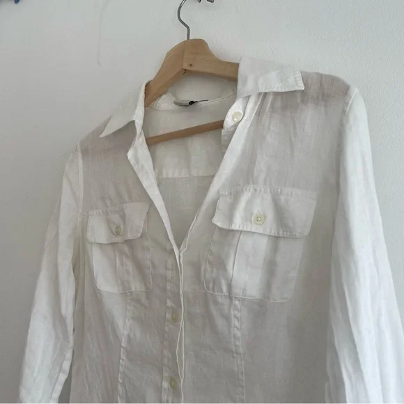 Banana Republic 100% Linen Shirt - Picture 3 of 12